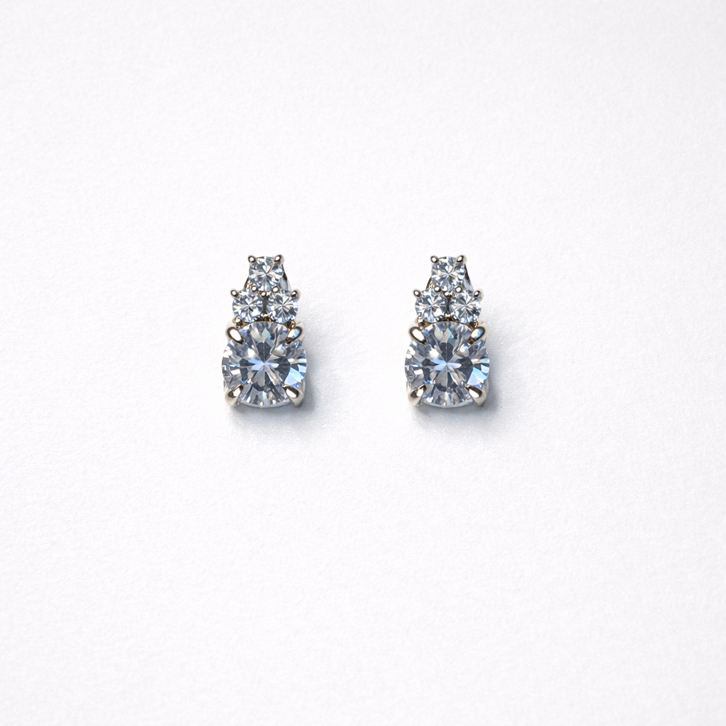 Boucles d’oreilles « Trio Étincelle »