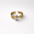 Bague « Marquise Dorée »