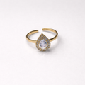 Bague « Halo Goutte »