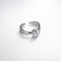 Bague « Ovale Argent »