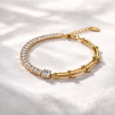 Bracelet « Dualité Chromée »