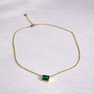 Collier « Émeraude Illusion »