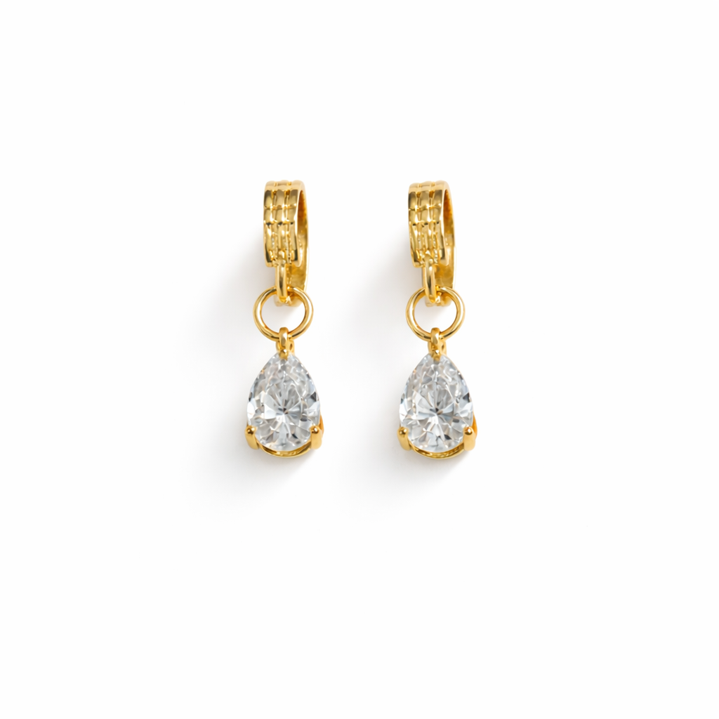 Boucles d’oreilles « Goutte de Lumière »