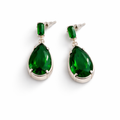 Boucles d’oreilles « Émeraude Royale »