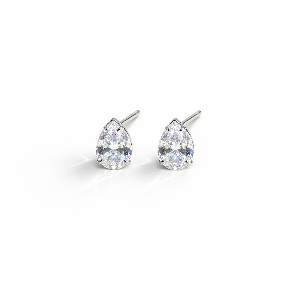 Boucles d’oreilles « Demi-Lune Cristal »
