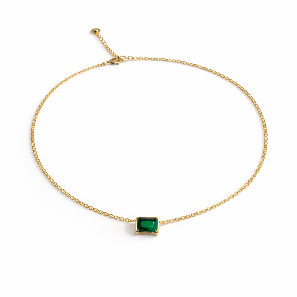 Collier « Émeraude Illusion »