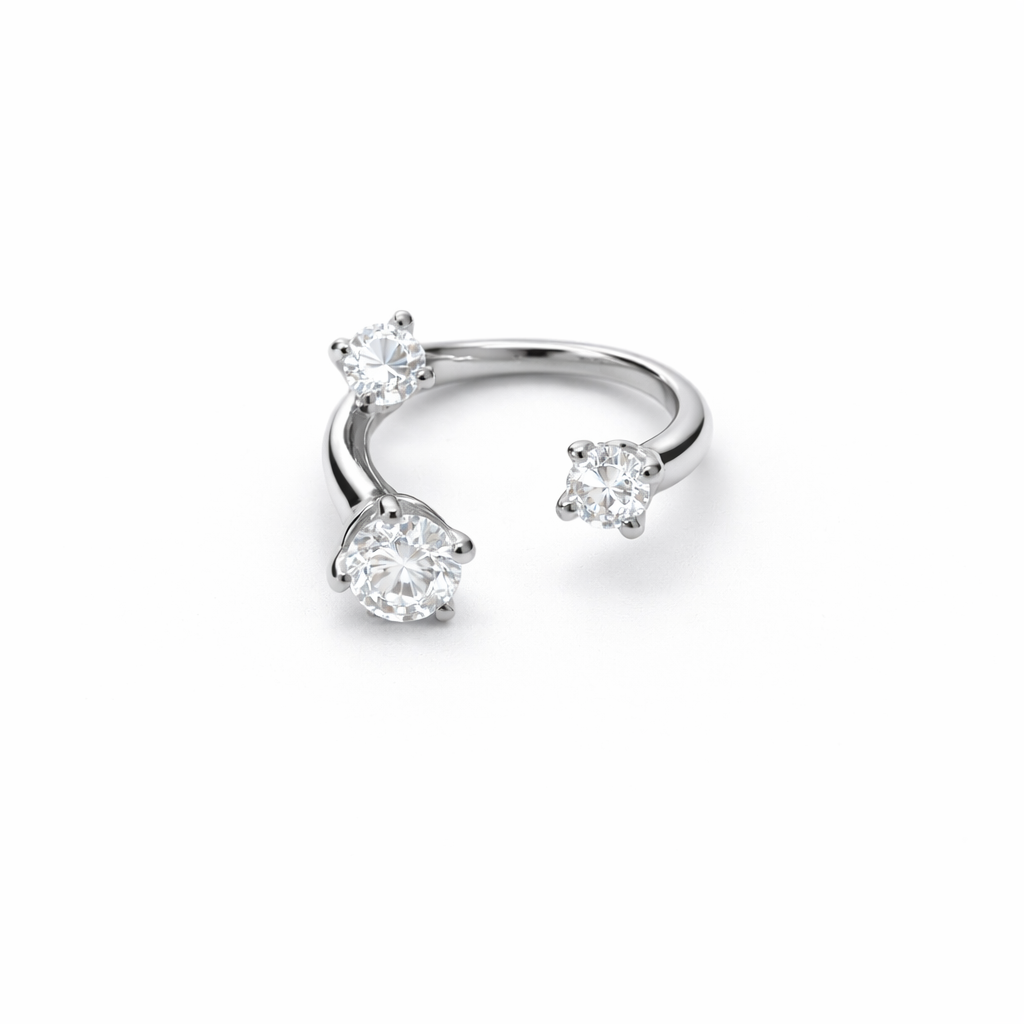 Bague « Trio Azur »